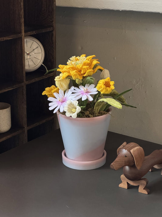 Bloom in Golden Hour - Handcrafted Flowers