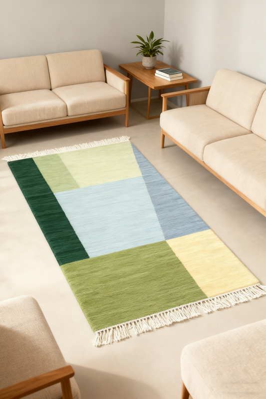 Colorful Geometric Rug