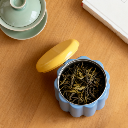 Blue Cake Storage Jar