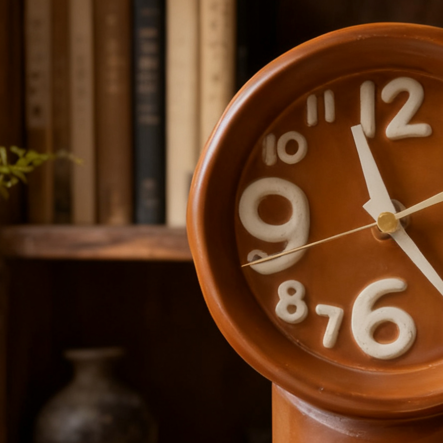 Retro Ceramic Clock