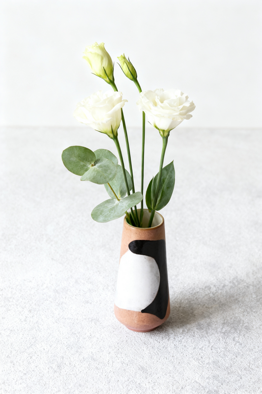 Hand Painted Ceramic Flower Vase